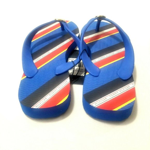Tommy Hilfiger Women's Flip Flops Foam Rubber Sandals Logo Foam New - Picture 3 of 4